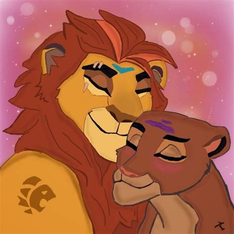 King kion & Queen Rani adults ★ | Kion, Lion king, Lion guard