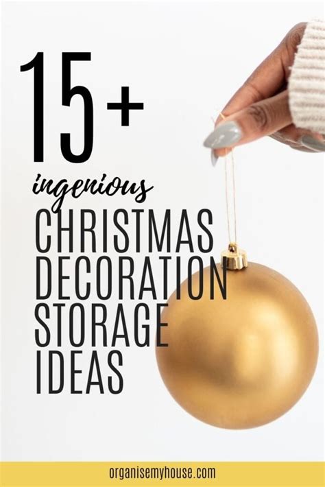 15 Ingenious Christmas Decoration Storage Ideas You Need!