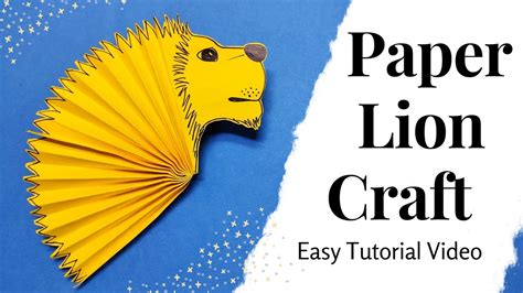 Easy Paper Lion + Story of Daniel #EasyPaperLion #LionOrigami - YouTube