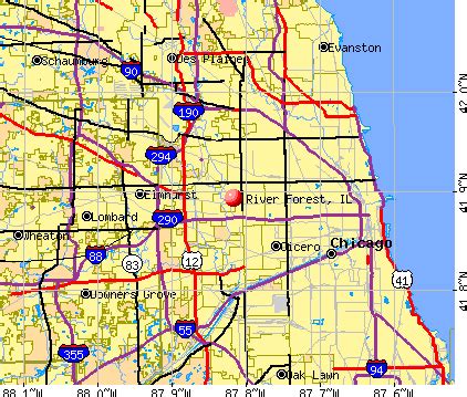 River Forest, Illinois (IL 60305) profile: population, maps, real ...