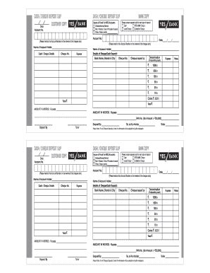 18 Printable cheque deposit slip Forms and Templates - Fillable Samples in PDF, Word to Download ...