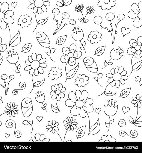 Flower Simple Drawing Vector | Best Flower Site