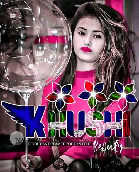Khushi name edit dpz in 2022 | Girls dpz, Beauty, Girl