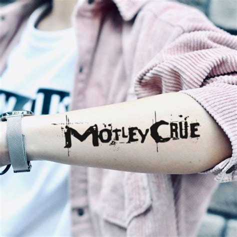 Motley Crue Temporary Tattoo Sticker - OhMyTat