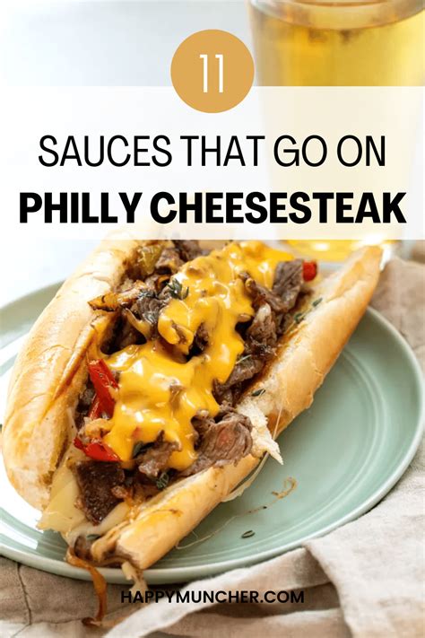 What Sauce Goes on A Philly Cheesesteak? (11 Sauces) – Hangry Hanna