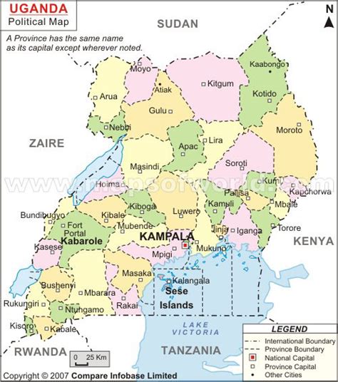 Kampala Map - Uganda