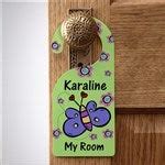 Personalized Door Knob Hanger for Girls Bedroom