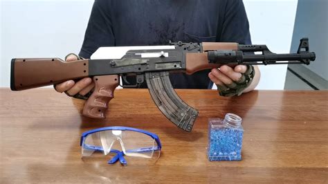 AK47 Gel Blaster Unboxing 2022 - Electric Splatter Ball Toy Gun - YouTube