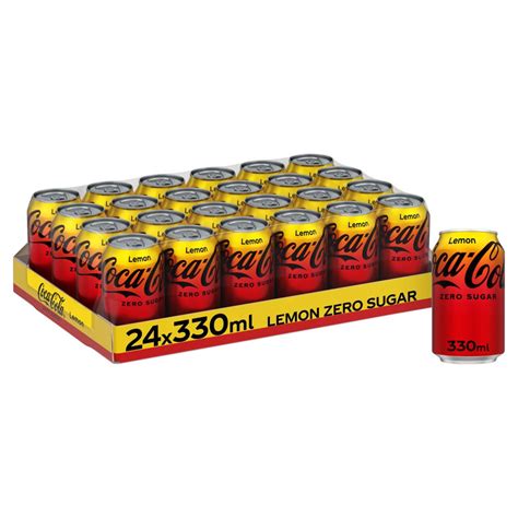 Coca-Cola Zero Sugar Lemon 24 x 330ml | Cola | Iceland Foods