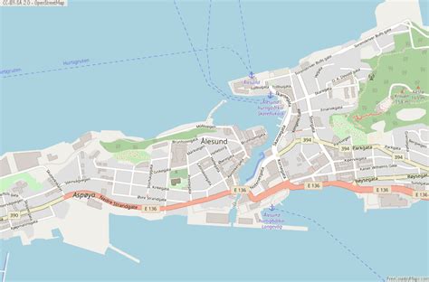 Alesund Tourist Map