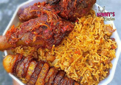 Jollof rice and beans Recipe by Chinny's Kitchen - Cookpad