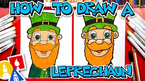 How To Draw A Big Leprechaun Face - YouTube