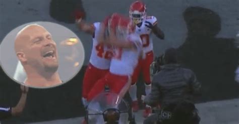 Watch: Travis Kelce Hits A Stone Cold Stunner Celebration After Chiefs ...