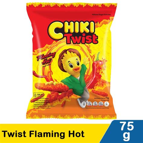 Chiki Snack Twist Flaming Hot 75G | Klik Indomaret