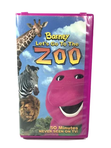 BARNEY LETS Go to the Zoo (VHS 2001) Clamshell Lyons Group Barney And Friends £6.40 - PicClick UK