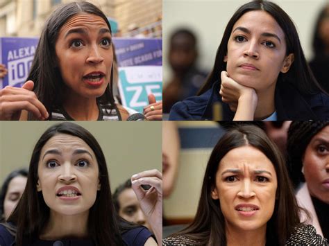 AOC makes the absolutely CUTEST faces when she gets her pretty self all ...