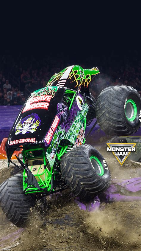 Grave Digger Wallpaper Grave Digger Wallpaper Brodozer - Monster Jam ...