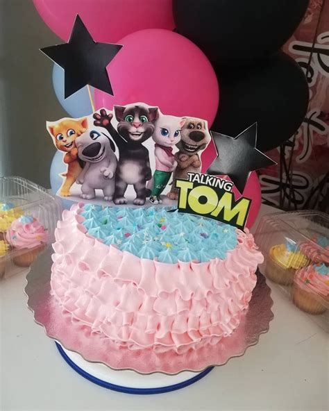 Talking Tom Cake | Tom cake, Cake, Birthday cake