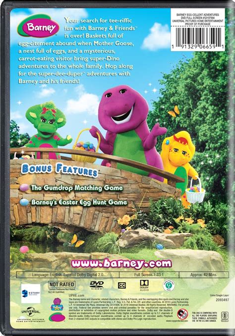 Buy Barney: Egg-cellent Adventures DVD | GRUV