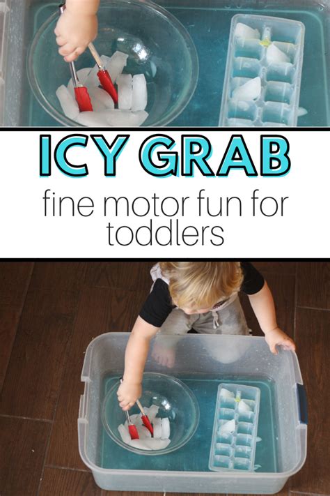 Fun and Easy Toddler Activity with Ice - Happily Ever Mom