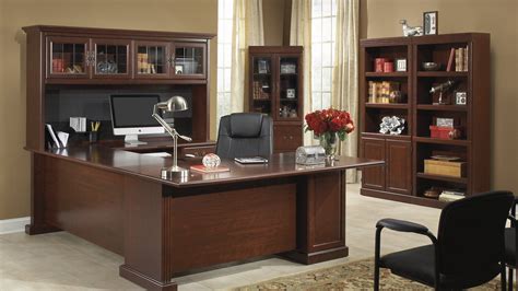 Sauder 109843 Heritage Hill Classic Cherry 7 PCS Office Set, #Cherry # ...