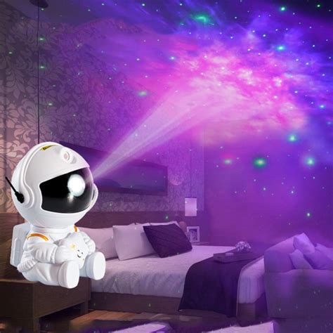 Astronaut Night Light Projector (Starry Sky, Galaxy Stars) for Bedroom, Decor & More | thenoteway