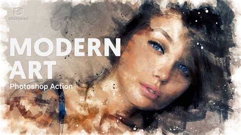 Modern Art Photoshop Action Tutorial - SlideSalad - YouTube