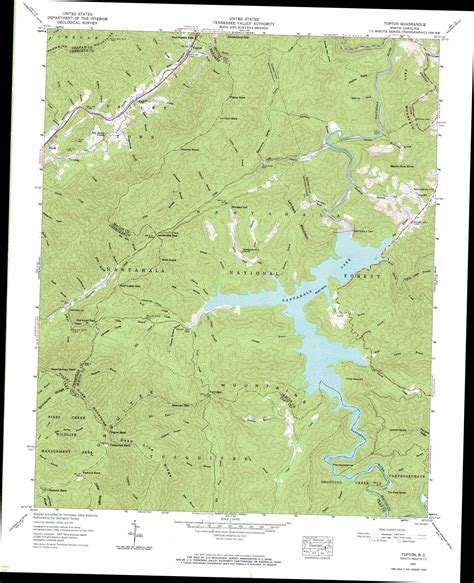 Topton topographic map, NC - USGS Topo Quad 35083b6