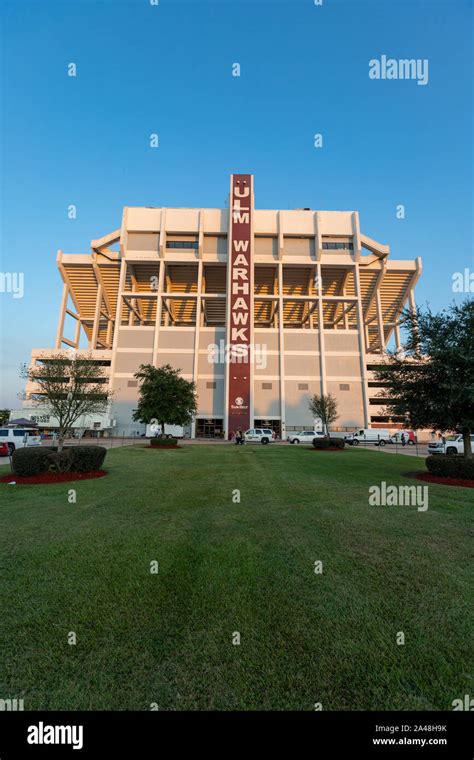 Monroe, LA, USA - October 5, 2019: Football Stadium on UL-Monroe Campus ...