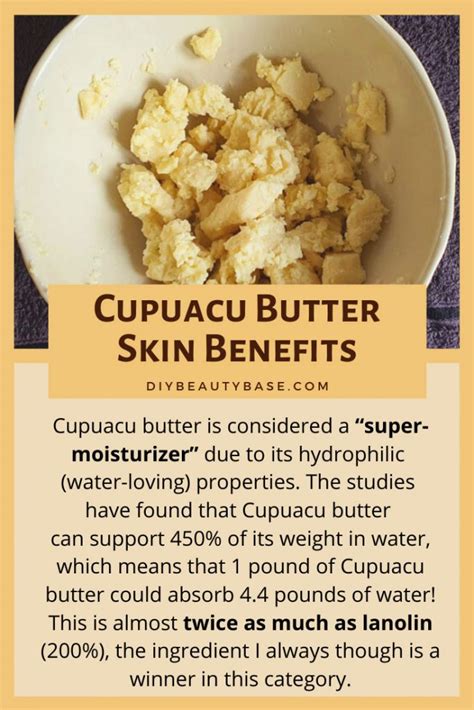 Cupuacu Butter Skin Benefits & Uses in Skincare - DIY Beauty Base