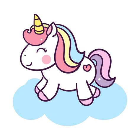 Illustration Unicorn Cartoon Stock Vector (Royalty Free) 1256025592 | Shutterstock | Unicorn ...