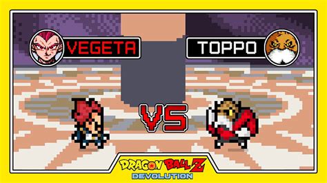 Dragon Ball Devolution | Vegeta Super Saiyan God vs Toppo - YouTube