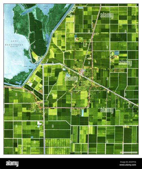 Belle Glade, Florida, map 1970, 1:24000, United States of America by Timeless Maps, data U.S ...