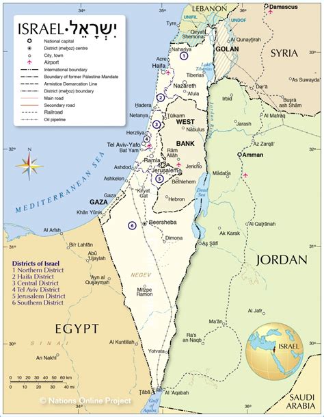 Maps: Israel Today | Aipac - Printable Map Of Israel - Printable Maps