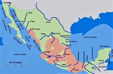 DISTRIBUCIÓN DE LOS PRINCIPALES RÍOS Y LAGOS DEL MUNDO Y DE MÉXICO ...