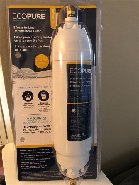 EcoPure EP-INL30 Refrigerator Water Filter Replacement | eBay