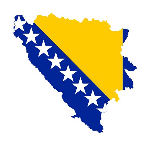 Flag Map of Bosnia And Herzegovina PNG HD Image Transparent #106134 1239x1208 Pixel | pngteam.com