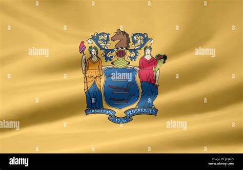 new jersey flag Stock Photo - Alamy