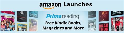 Amazon Launches Prime Reading – Free Kindle Books, Magazines and More