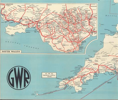 Great Western Railway System Map