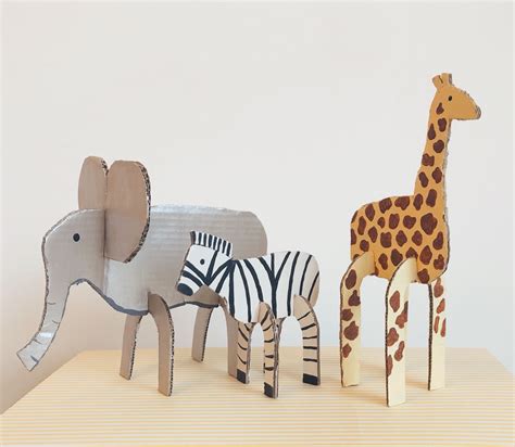 DIY en carton recyclé idées de création pour vos enfants