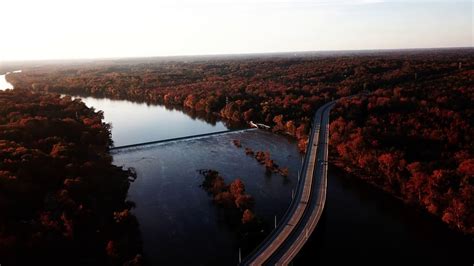 Golden Hour Stony Point & Edward E Willey Memorial Bridge, Richmond Virginia, 4K Footage - YouTube