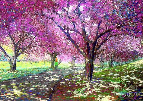 Seriously! 14+ Facts About Cherry Tree Painting! Buy original art worry ...