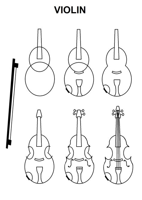 Aesthetic Drawing Violin Sketch | Sketch Drawing Idea