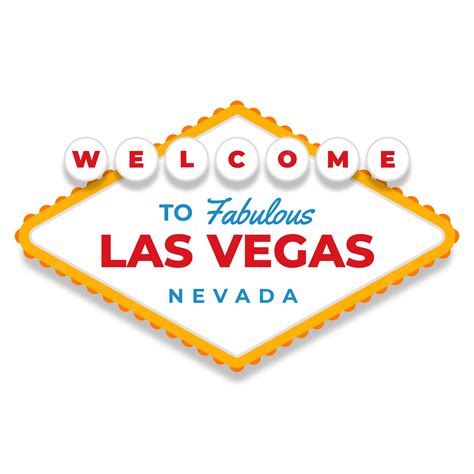 Premium Vector | Hand drawn flat design las vegas sign