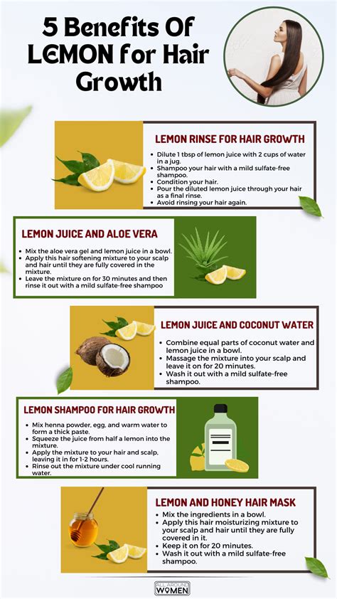 5 Benefits Of LEMON For Hair Growth😍 in 2023 | Lemon benefits, Diy hair care, Tumeric hair