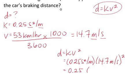 EXCEL TEMPLATES: Stopping Distance Formula Calculator