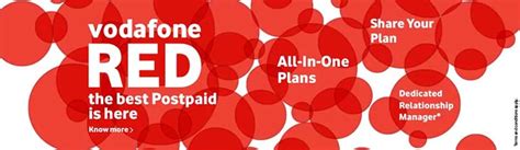 Vodafone RED - New Postpaid Plans with 6 Unique Benefits