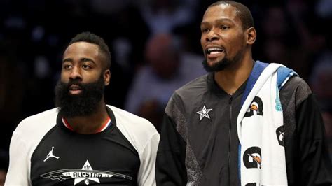 Kevin Durant Says James Harden to Nets Stories Are 'Made Up'