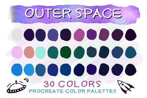 Outer Space Procreate Color Palettes | ubicaciondepersonas.cdmx.gob.mx